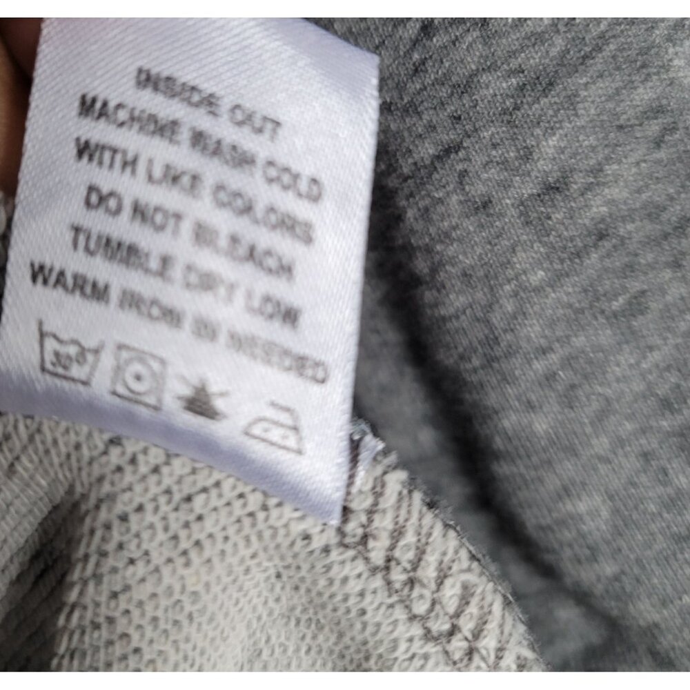 Coco + Carmen Cotton Blend Multicolor Stripes Zip-Up Hooded Sweatshirt. Size S/M - Picture 6 of 6